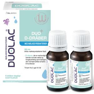 Duolac Duo+ D-dråber - 2 x 7,5 ml