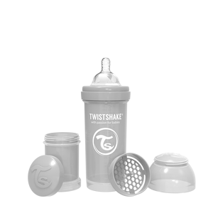 Twistshake Anti-Colic sutteflaske 2 mdr+ 260 ml - Grå